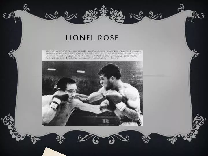 lionel rose