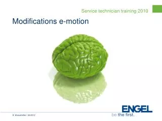 Modifications e-motion