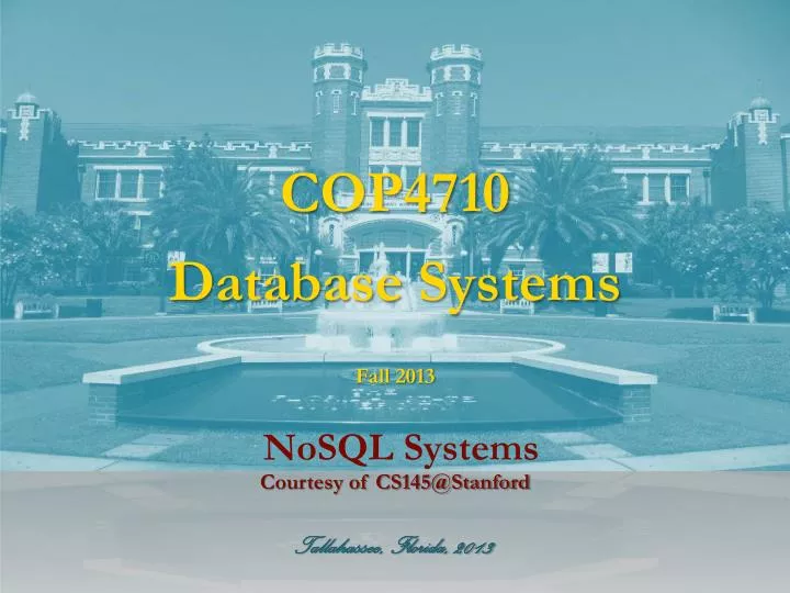 cop4710 database systems