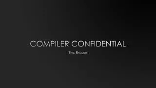 Compiler Confidential