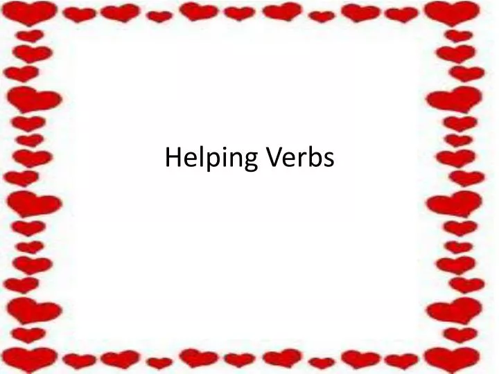 helping verbs