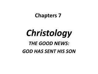 Chapters 7