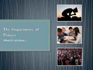 The Importance of Prayer