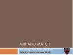 Mix and Match - slide 1