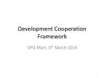 Development Cooperation Framework - slide 1