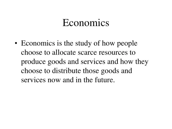 economics