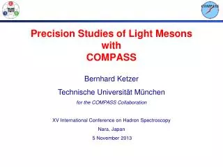Precision Studies of Light Mesons with COMPASS
