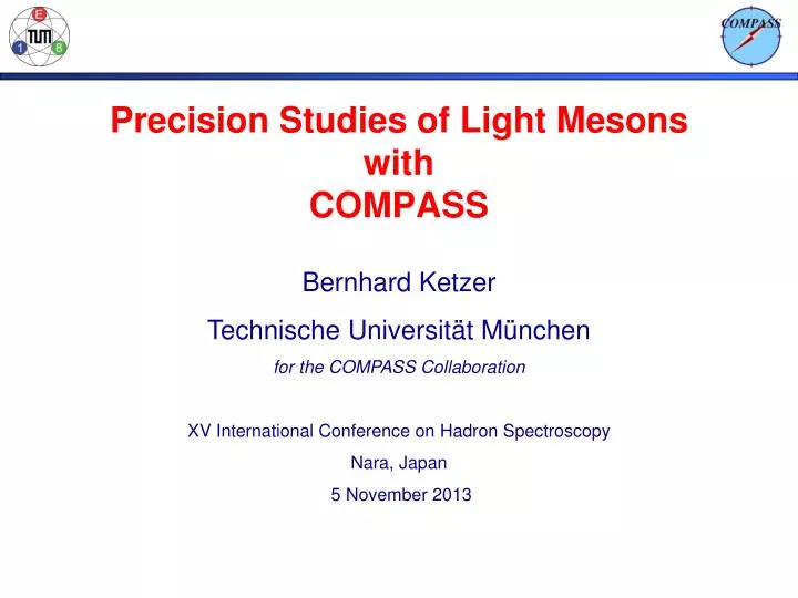 precision studies of light mesons with compass