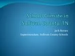 School Climate in Sullivan County, TN - slide 1