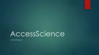 AccessScience