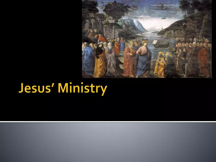 jesus ministry