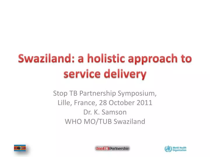 swaziland a holistic approach to service delivery