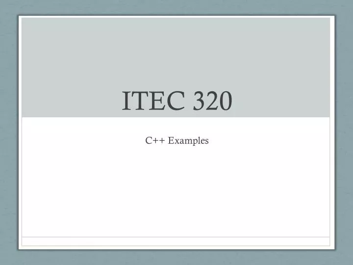 itec 320