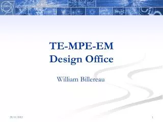 TE-MPE-EM Design Office
