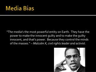 Media Bias