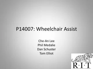 P14007: Wheelchair Assist