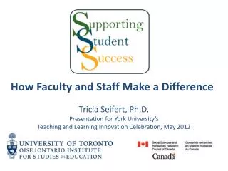 How Faculty and Staff Make a Difference