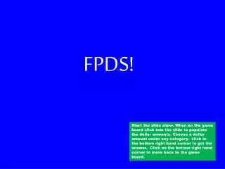 FPDS!