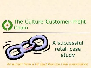 The Culture-Customer-Profit Chain