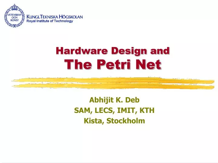 hardware design and the petri net