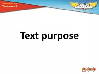 Text purpose