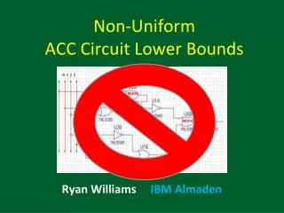 Non-Uniform ACC Circuit Lower Bounds