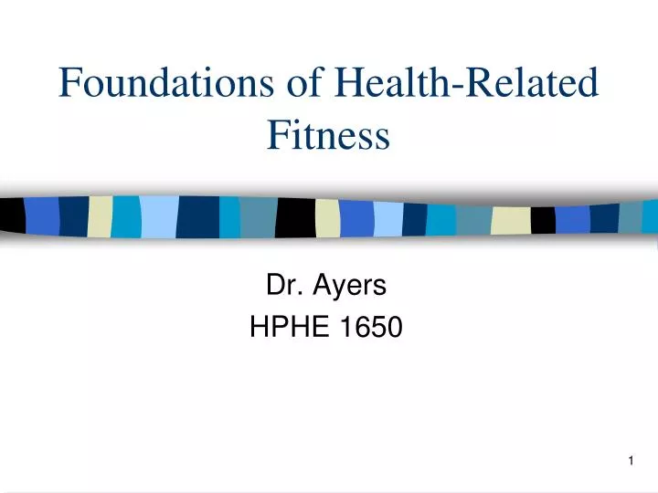 foundations of health related fitness