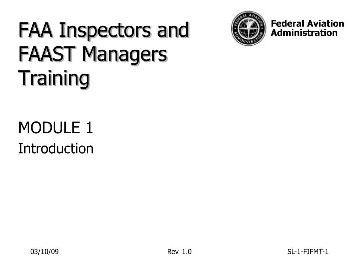 faa inspectors and faast managers training