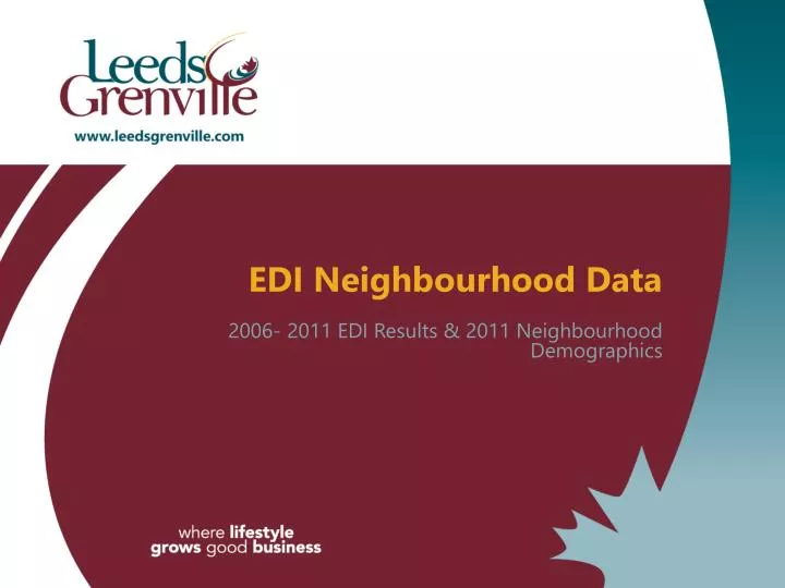 edi neighbourhood data