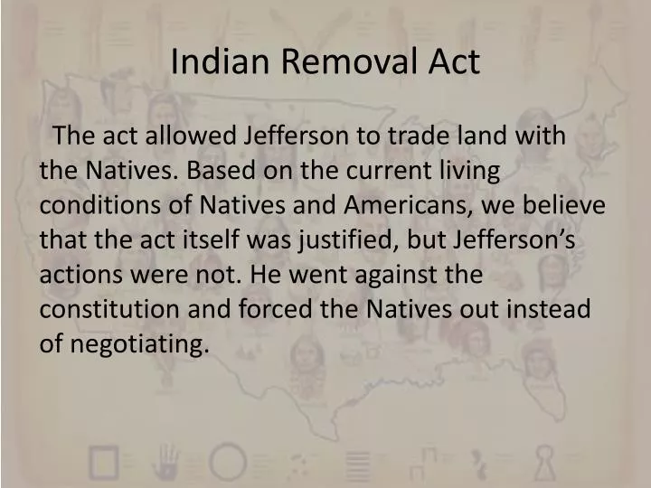 indian removal act