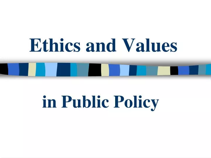 ethics and values