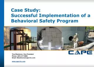 Case Study: Successful Implementation of a Behavioral Safety Program