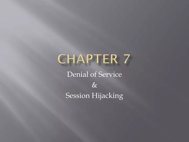 chapter 7