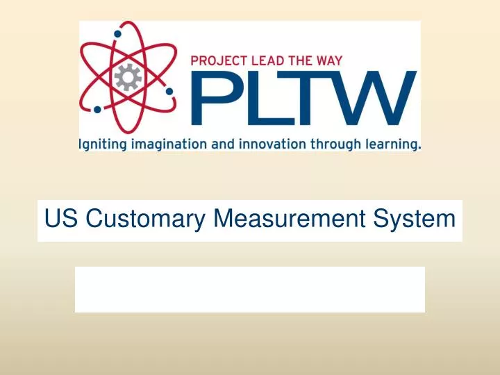 us customary measurement system