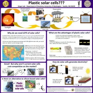 Plastic solar cells???