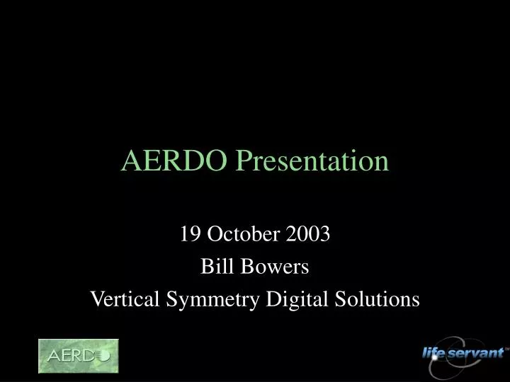 aerdo presentation