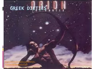 Greek Dieties