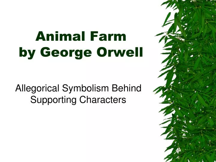 animal farm by george orwell