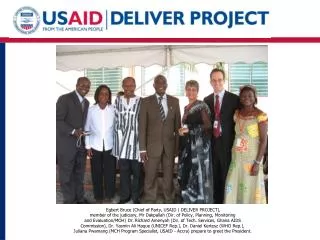Egbert Bruce (Chief of Party, USAID | DELIVER PROJECT),