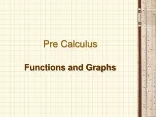 Pre Calculus