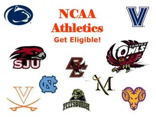 NCAA Athletics Get Eligible!