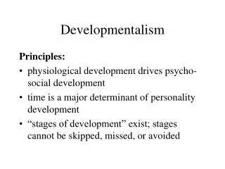 Developmentalism