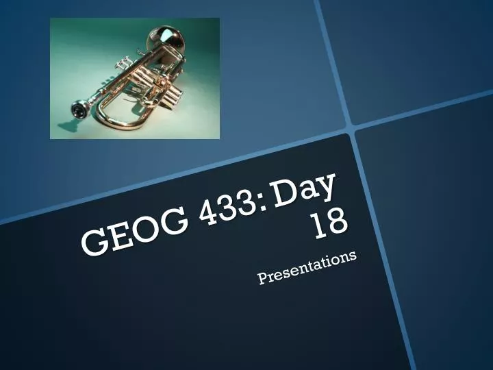 geog 433 day 18