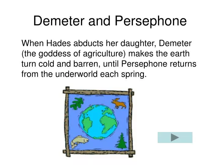demeter and persephone