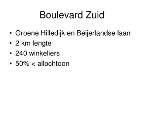 boulevard zuid