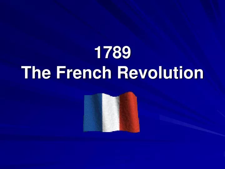 1789 the french revolution