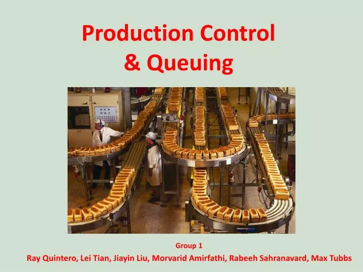 production control queuing