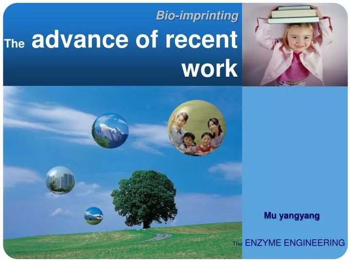 bio imprinting the advance of recent work
