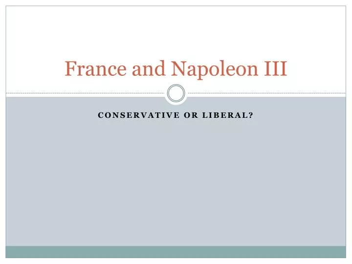 france and napoleon iii
