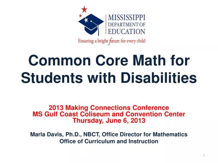 common core math for students with disabilities